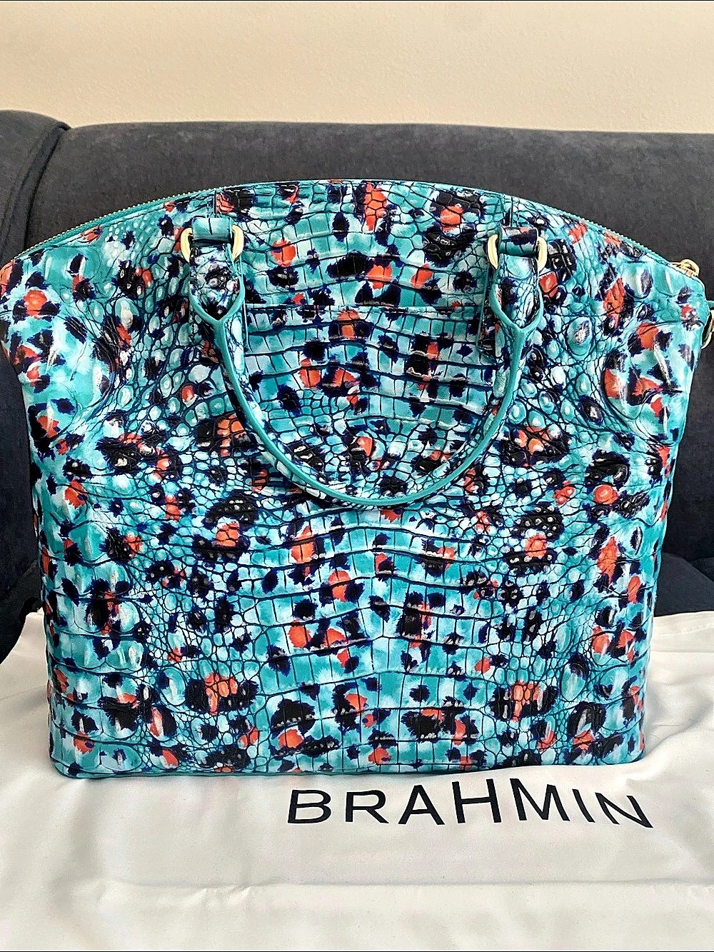 Brahmin Large Duxbury Satchel Frisky